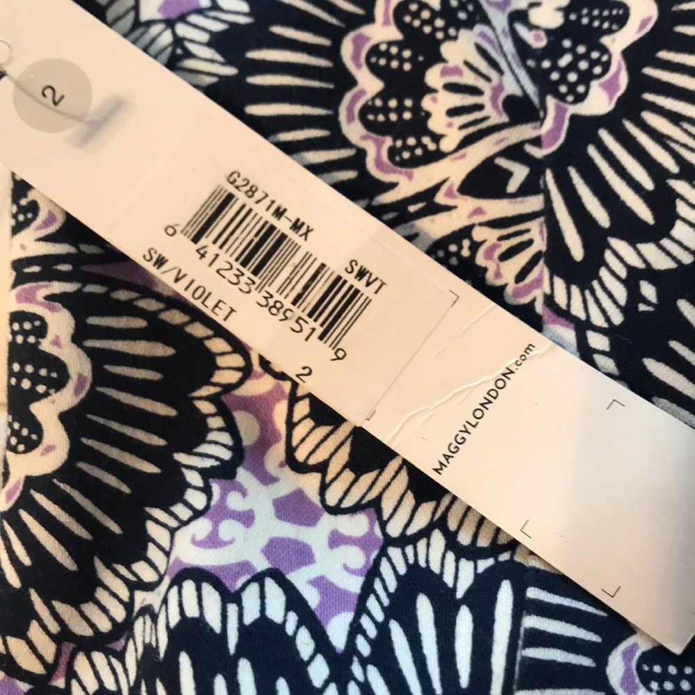 Maggy London Violet Purple Dress - Picture 7 of 8